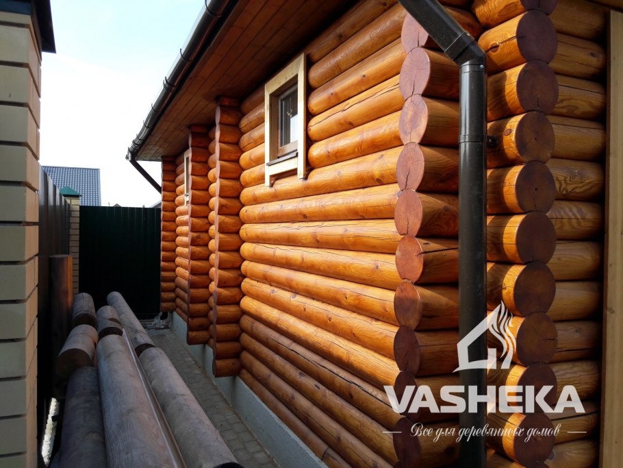 Отделка углов в деревянном доме снаружи