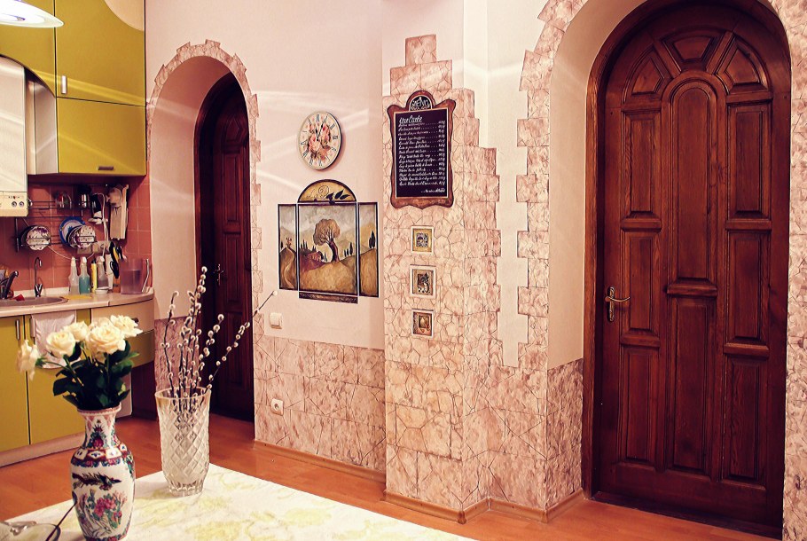 Декоративная штукатурка в стиле Прованс