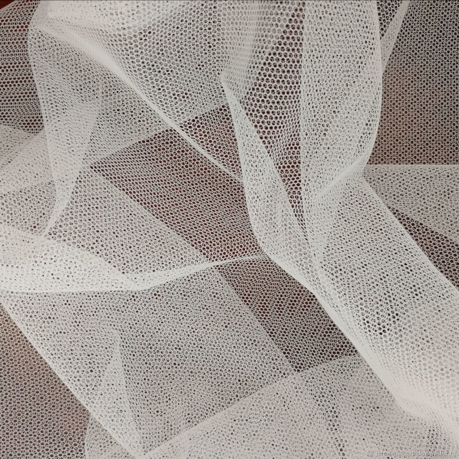 Тюль сетка "Арно" золотой