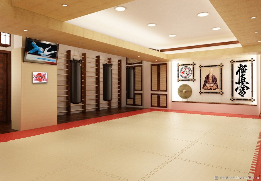 Зал единоборств Япония