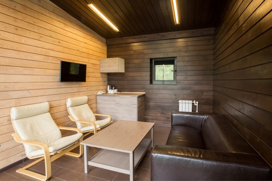 Отделка предбанника