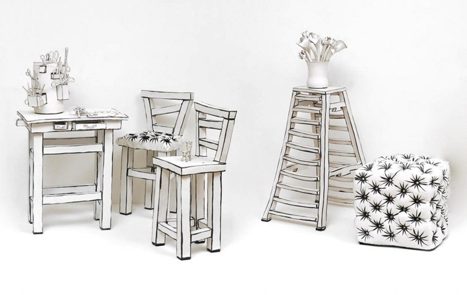 Необычный предмет интерьера рисунок