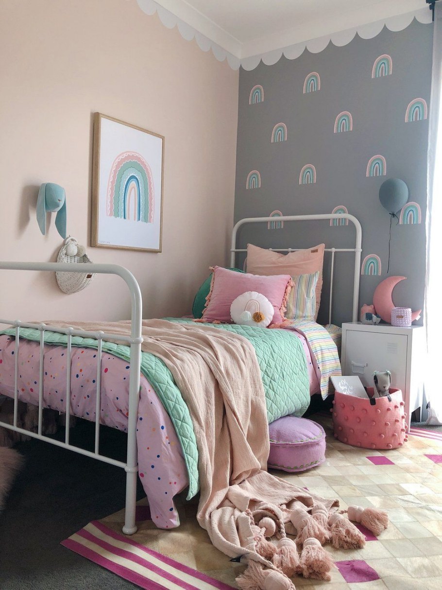 Бирюзовый и коралловый в интерьере