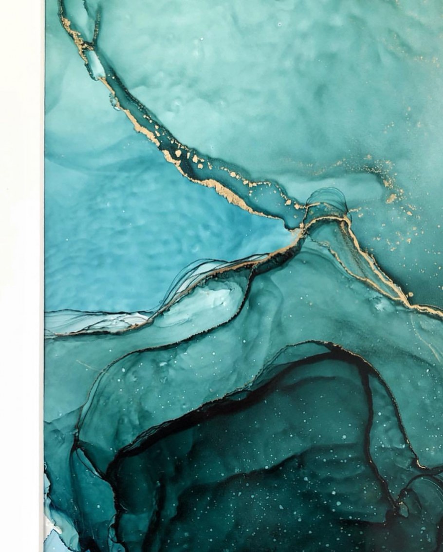 Бирюзовые разводы