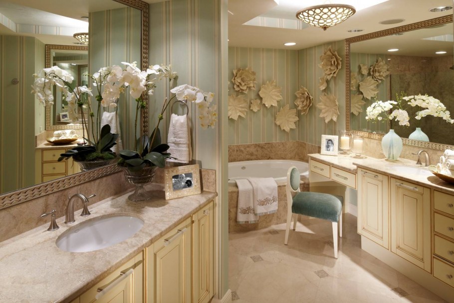 Шоколадная ванная комната