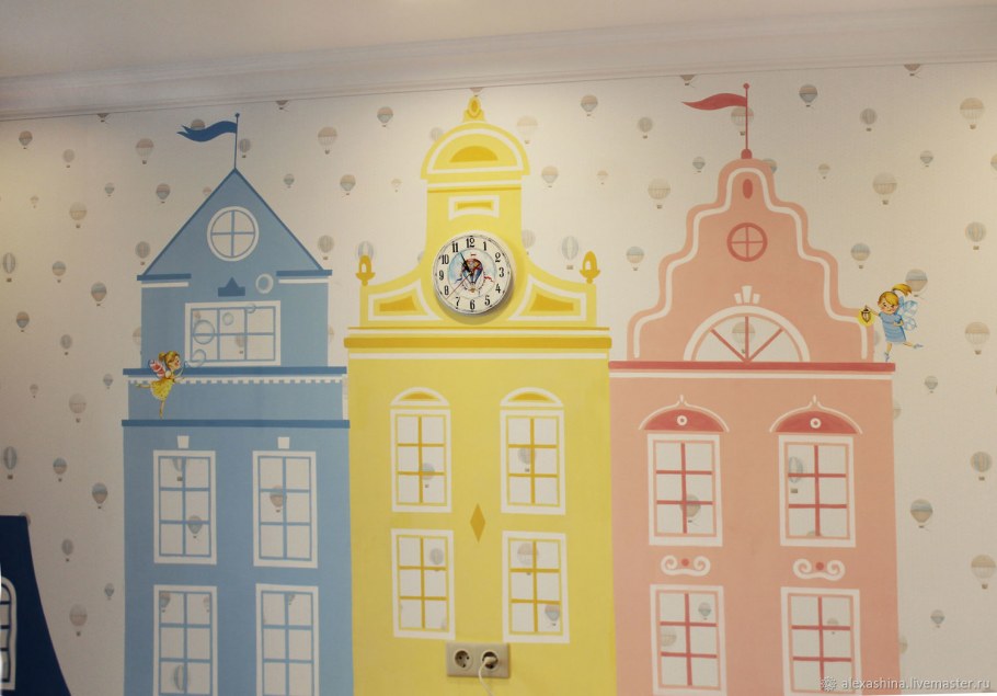 Фотообои детские домики