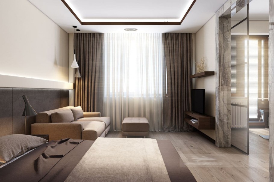 Минимализм в интерьере однокомнатной квартиры