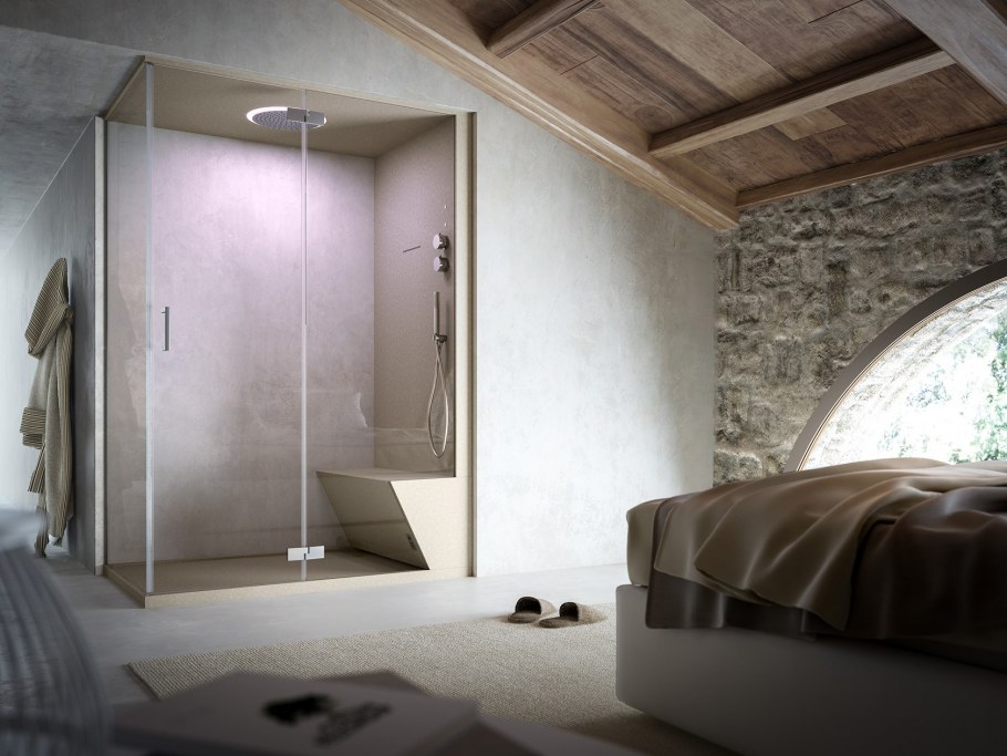 Душевая в спальне