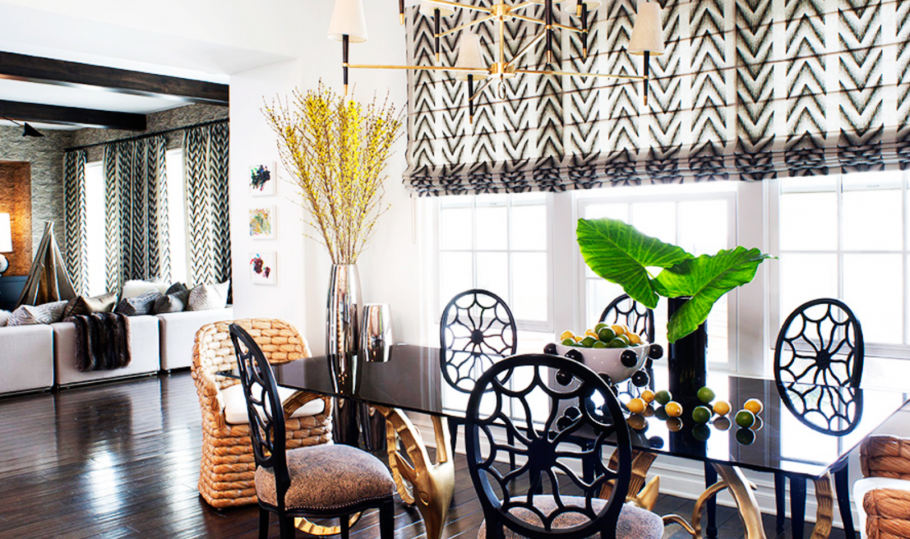 Шторы арт деко гостиная