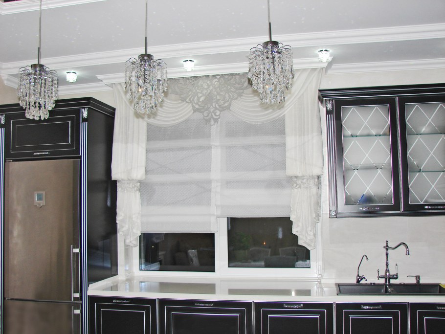 Шторы в стиле арт-деко в интерьере