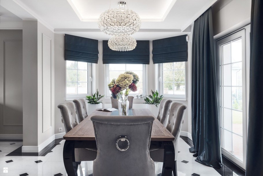 Римские шторы арт деко