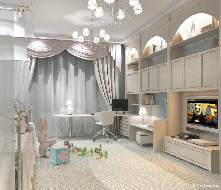 Детские комнаты в стиле арт деко