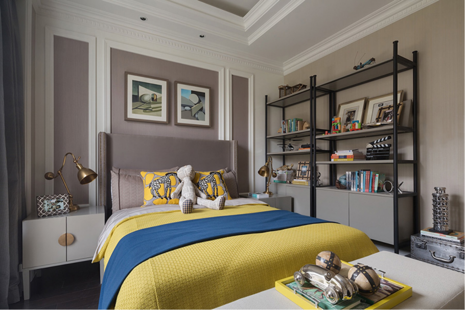 Комната для подростка в стиле американской классики