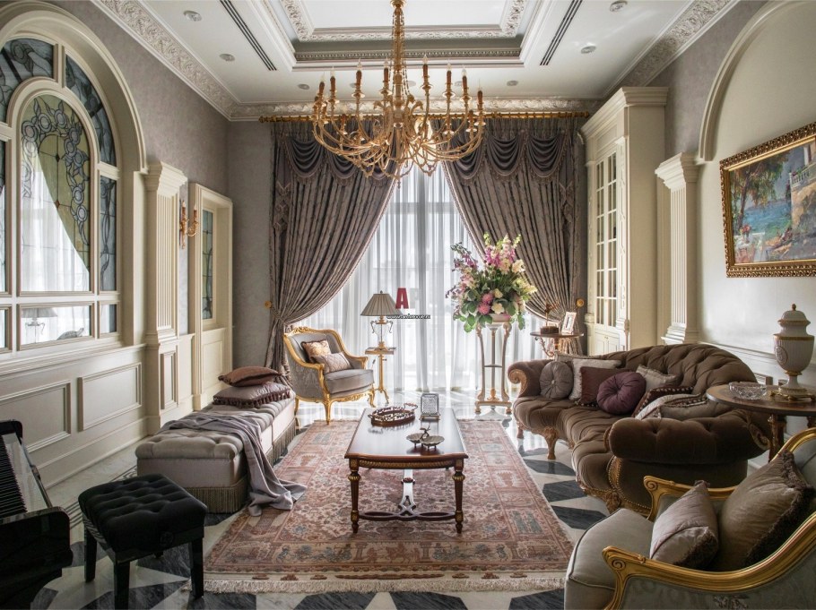 Гостиная в дворцовом стиле