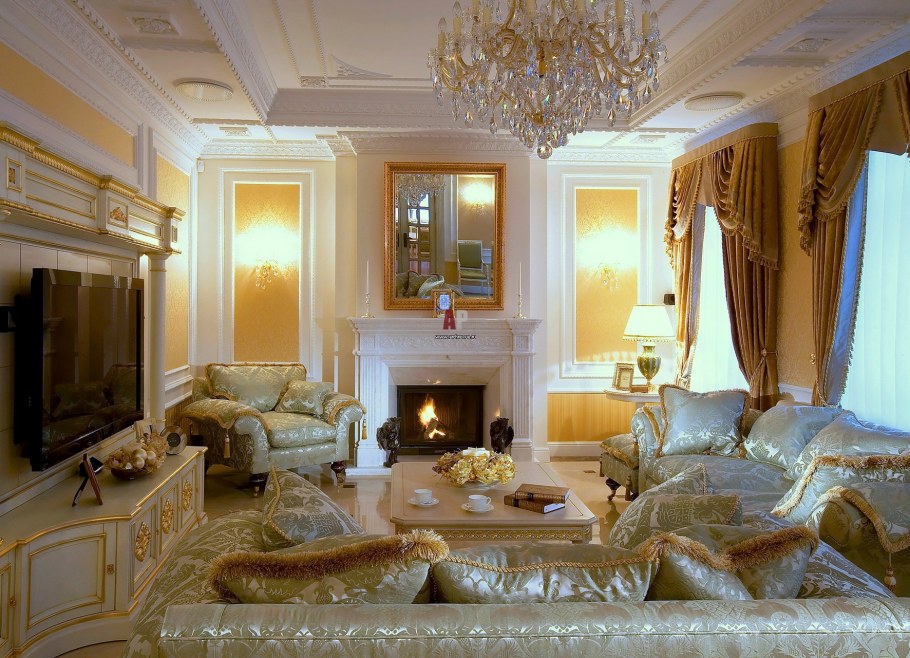 Гостиная в дворцовом стиле