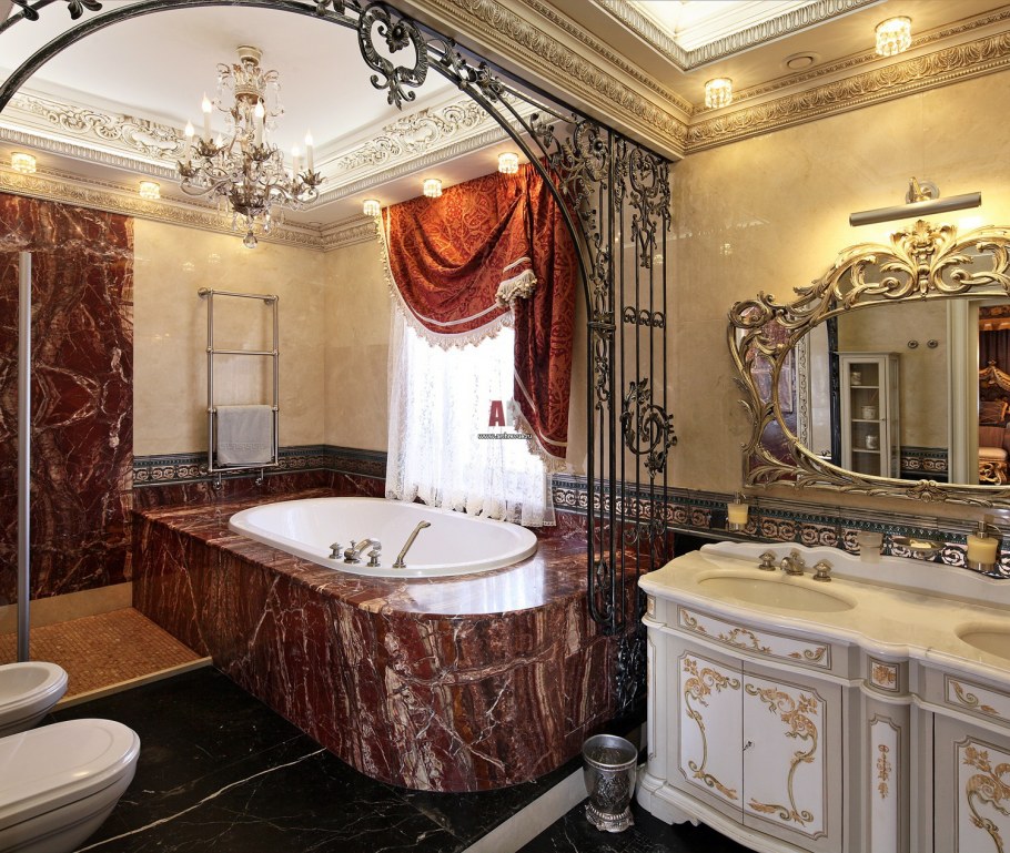 Ванная в стиле рококо Барокко