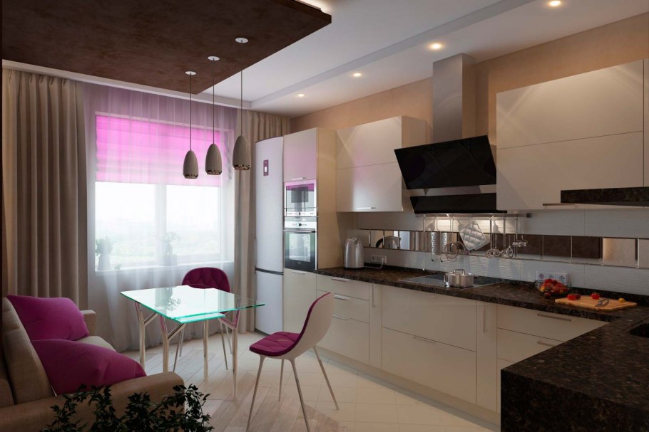 Планировка кухни 13 кв м