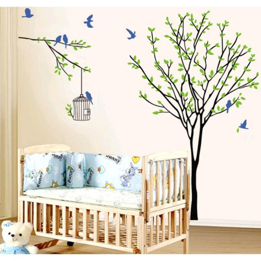 Наклейки на стены в интерьере