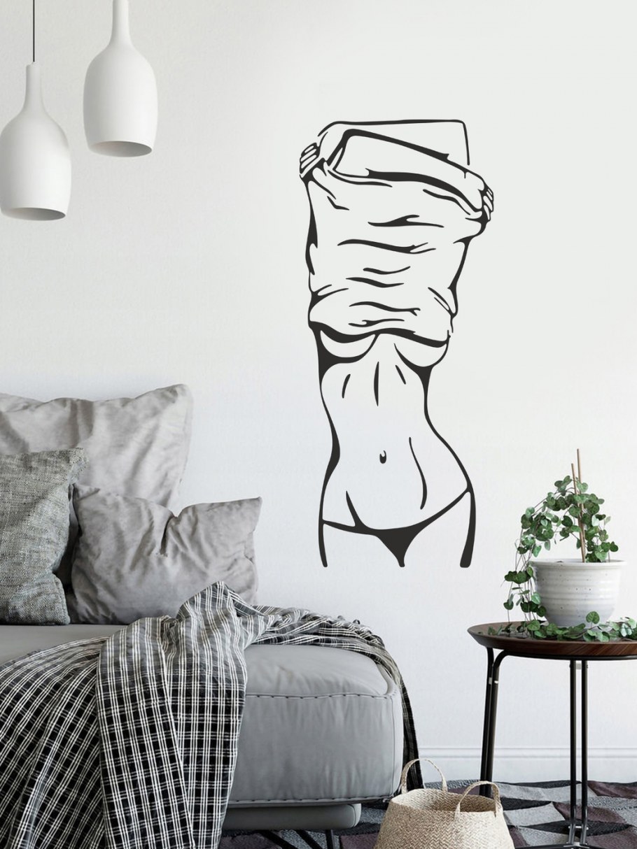 Интерьерная наклейка анемоны