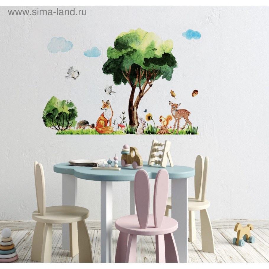 Интерьерная наклейка на стену