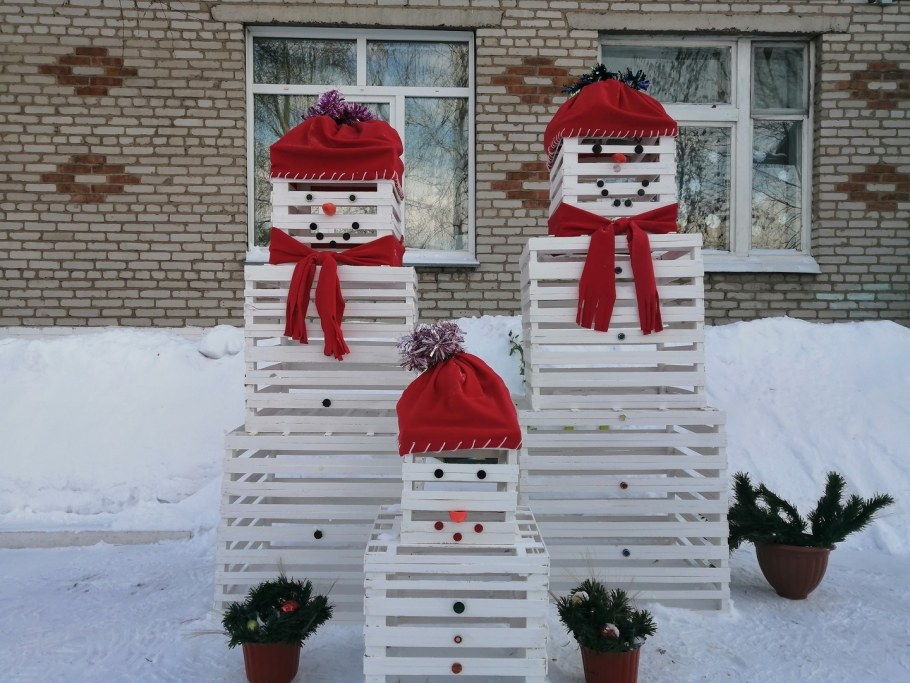 Новогодняя детская фотосессия в студии Снеговик идеи фото
