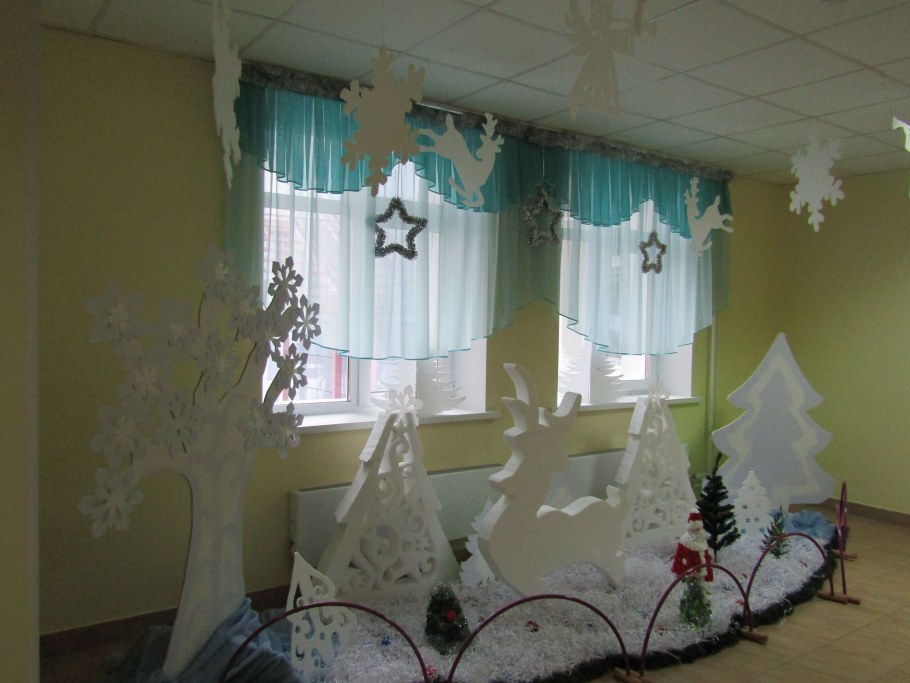 Украшение группы в детском саду к новому