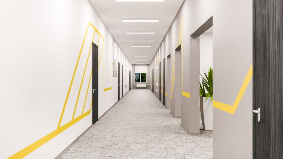 Холл коридор КРОСТ