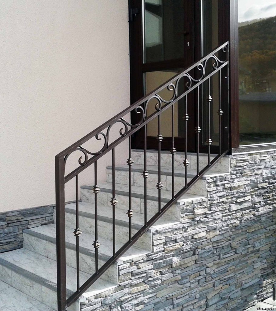 Перила из профильной трубы 40х20