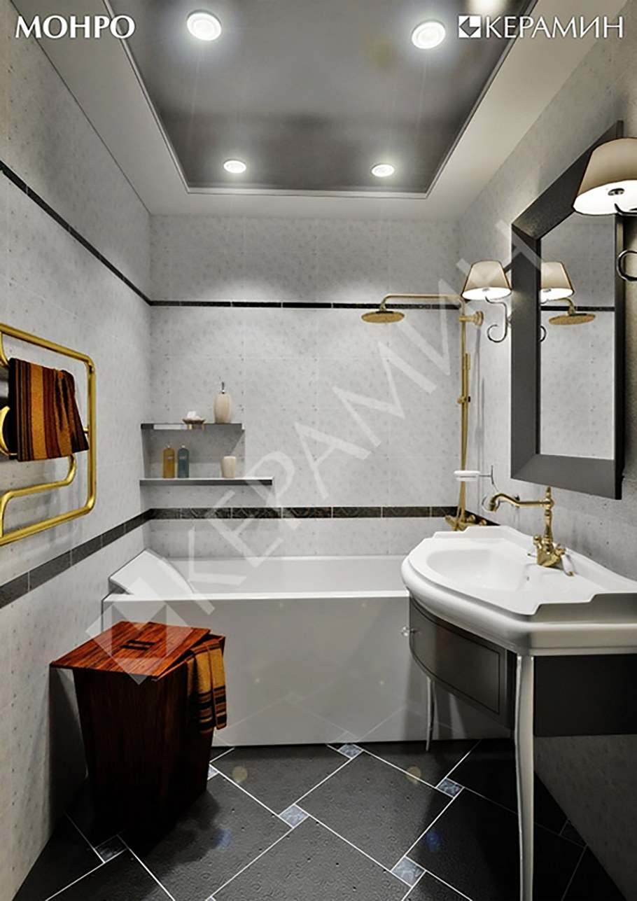 Керамин Монро 5 бордюр 40х13,2