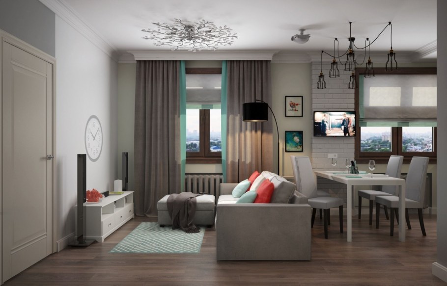 Интерьер трехкомнатной сталинки