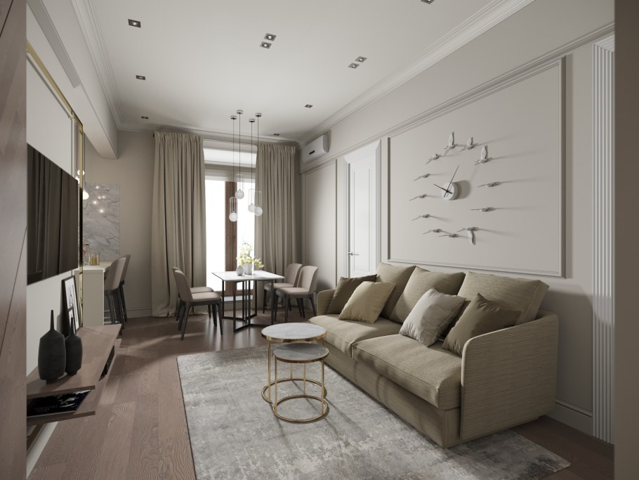 Планировка квартиры с французским балконом