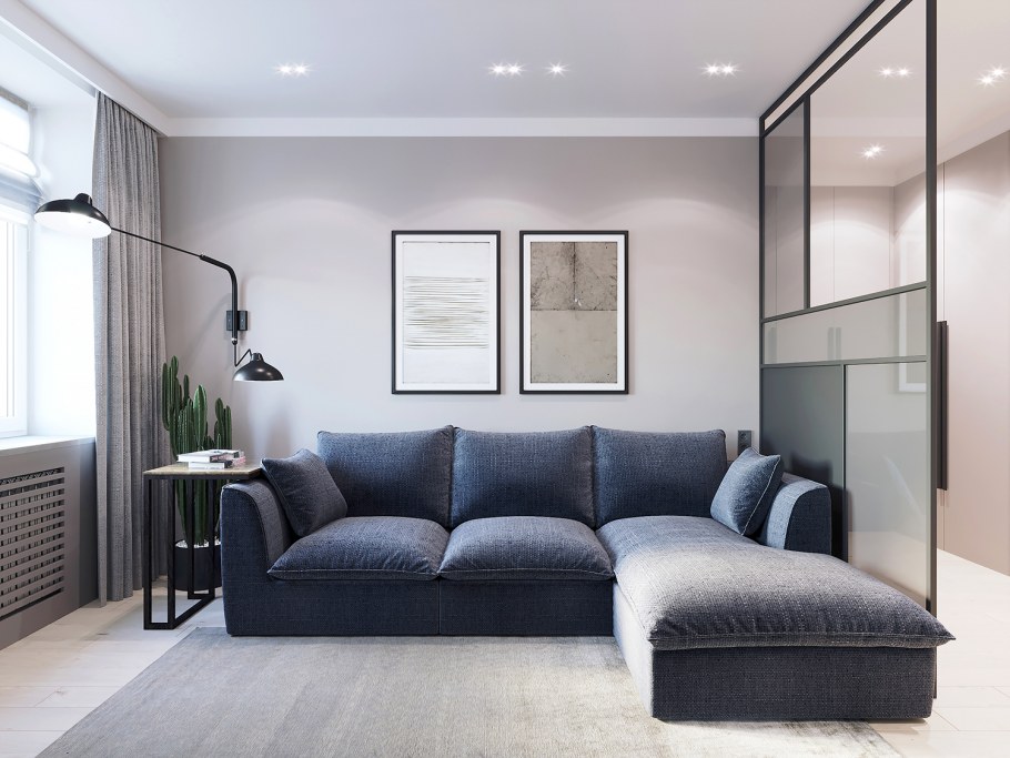 Интерьер квартиры 54м