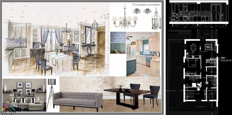 Проект и реализация интерьера