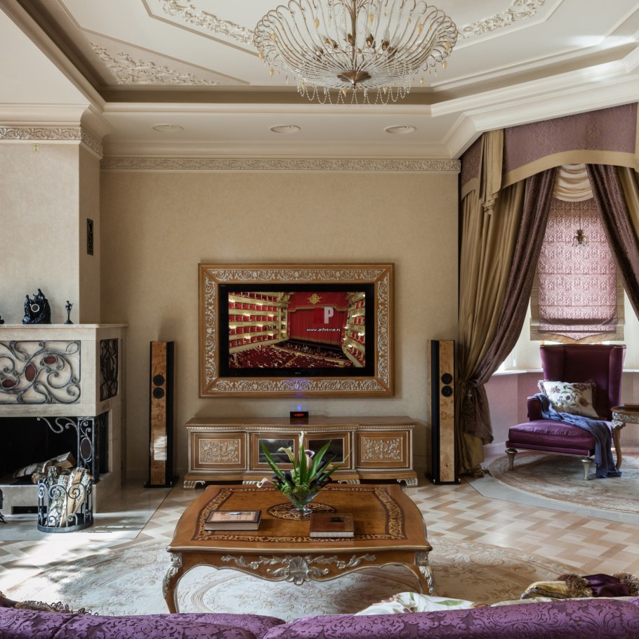 Гостиная Неоклассика Италия Кристофер Гай