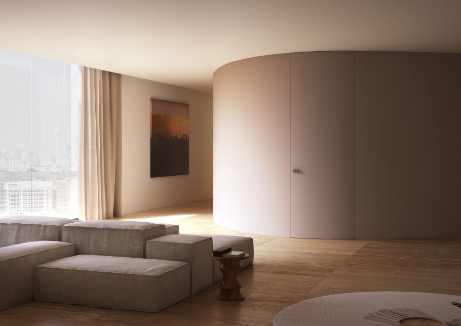 Скругленные стены в интерьере