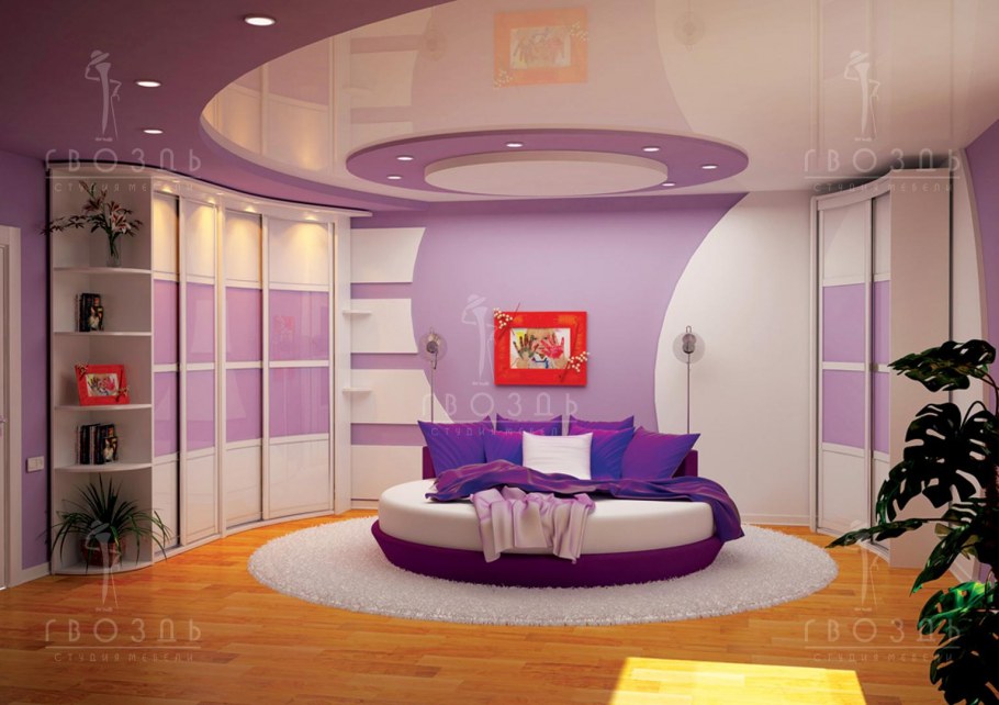 Радиусная мебель для спальни