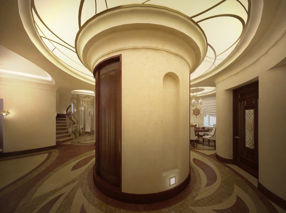 Полукруглая стена