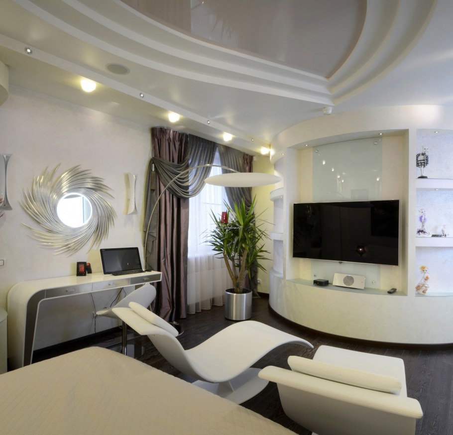 Ниши под телевизор полукруглая