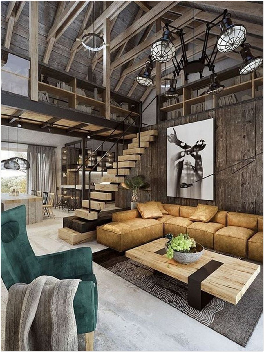 Дом индустриал в стиле лофт