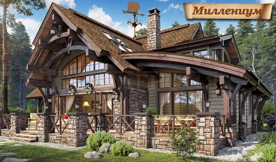 Авторские дома из дерева