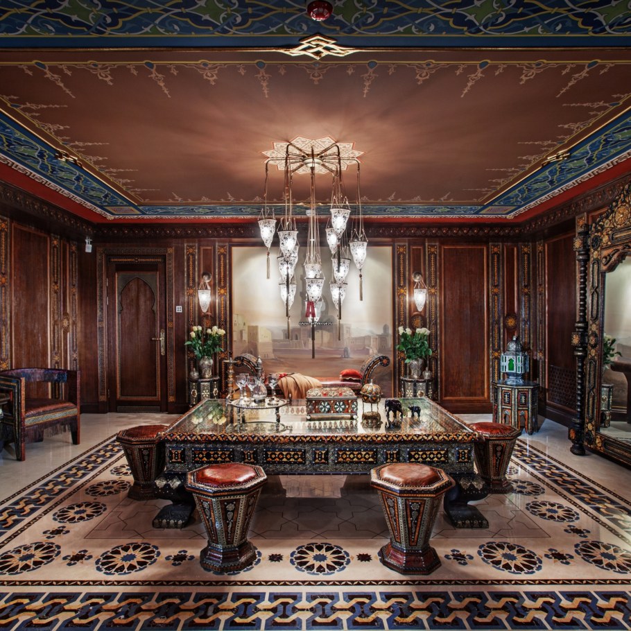 Интерьер дворца в марокканском стиле