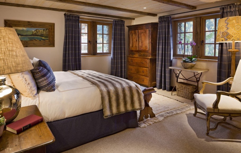 Спальня в шотландском стиле