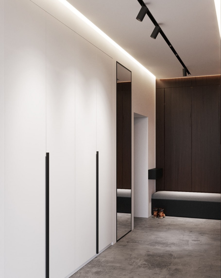 Длинный темный коридор