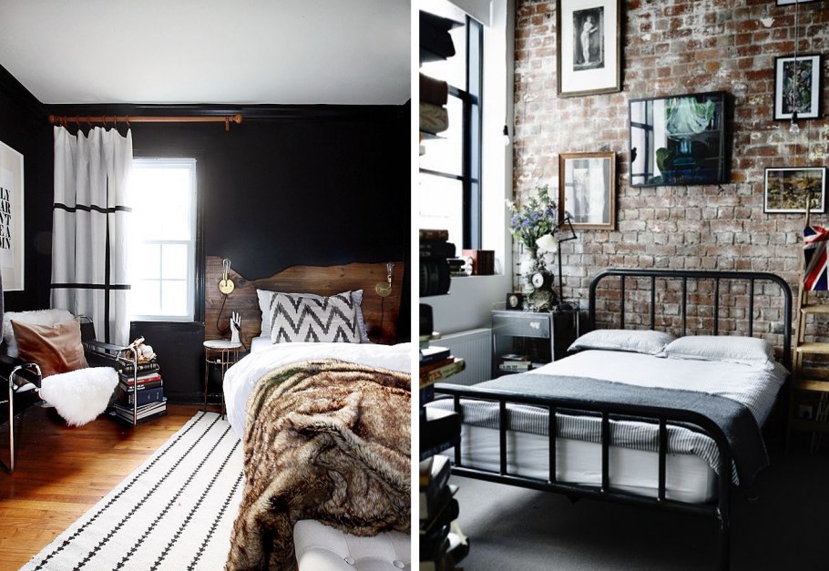 Брутальный интерьер комнаты для парня