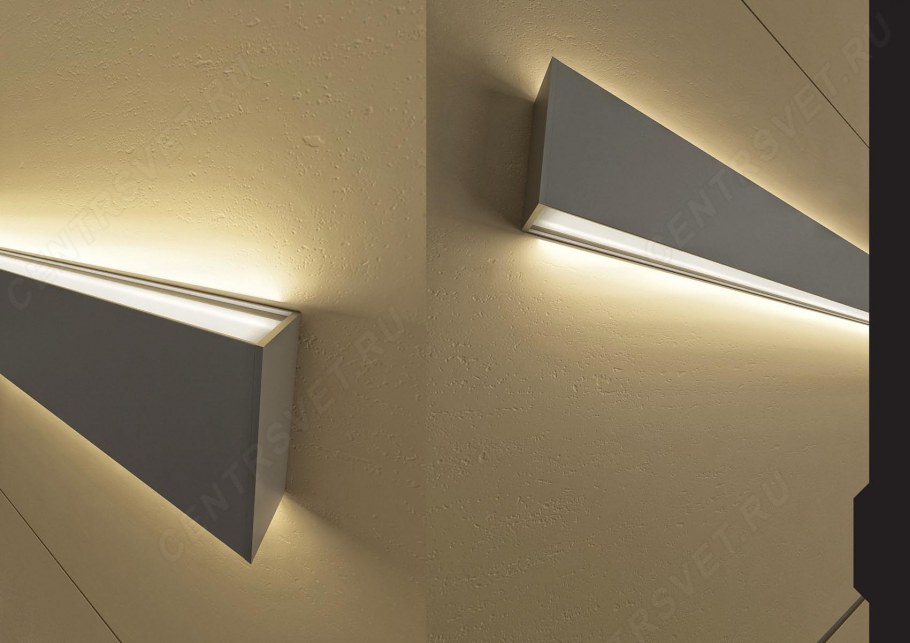 Профиль для светодиодной ленты встраиваемый в стену