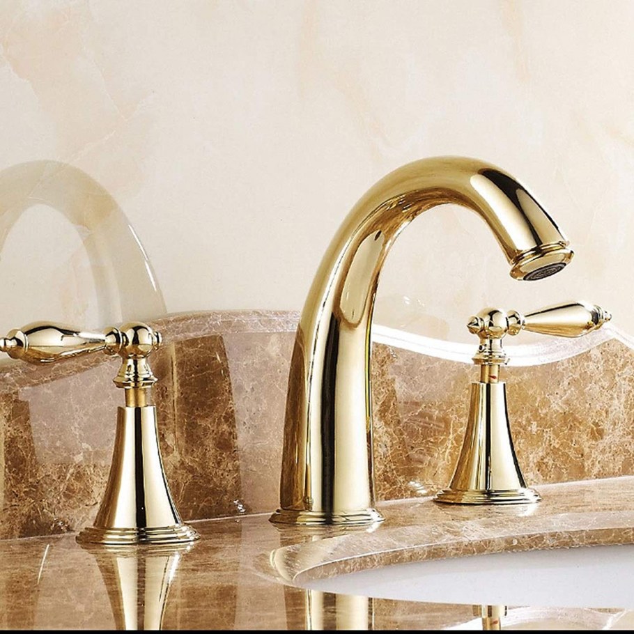 Смеситель Модерн хром/золото