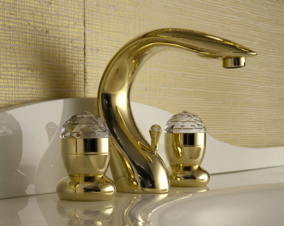 Смеситель для раковины и ванны Deko basin Faucet 888, из латуни, серебряный хром