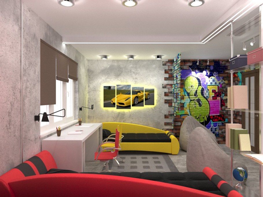 Уютная детская комната для мальчика