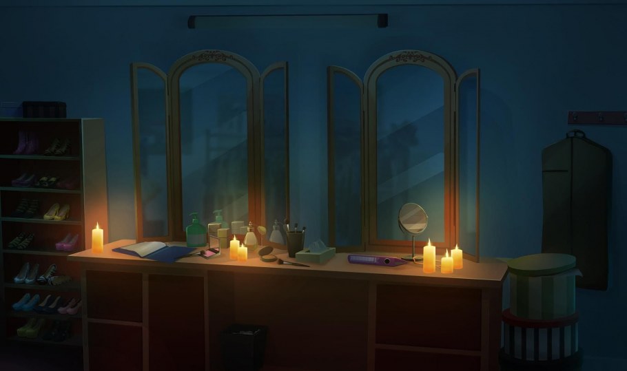 Комната с зеркалами арт