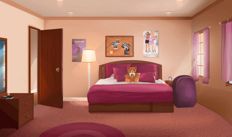 Фон комната спальня